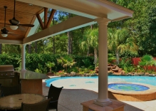 Tropical-Pool-w-patio-cover-roman-columns-waterfall